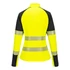 T173YBRL Portwest PW3 Hi-Vis női 1/4 cipzáras pulóver