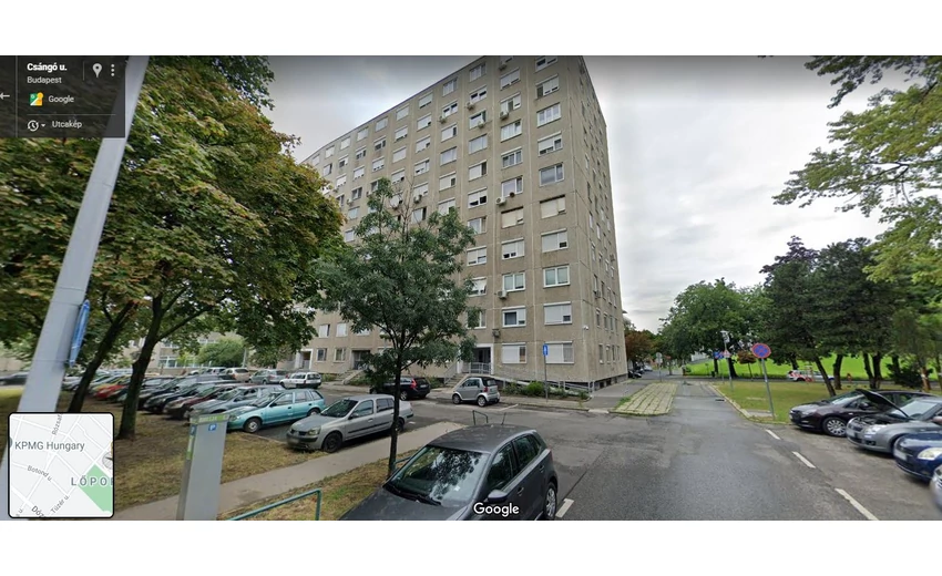 Térkép, amely az fizikai üzletet és környékét mutatja.